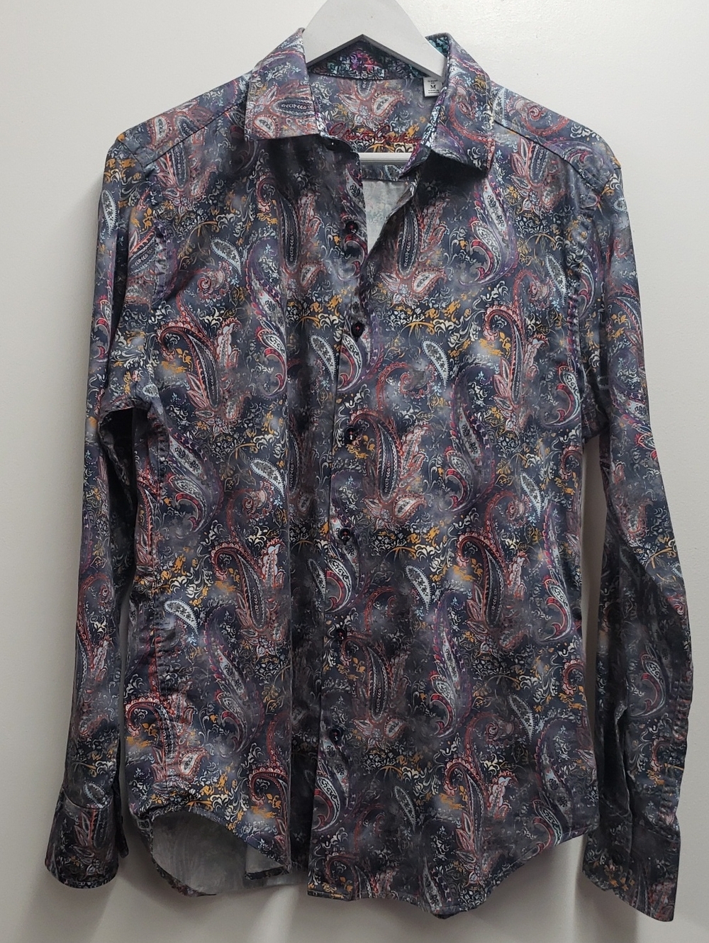 Robert Graham Paisley Long Sleeve Shirt Men's Size Medium Casual